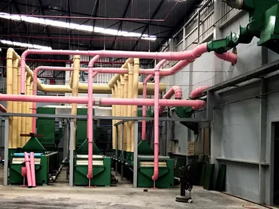 Long Bliss, Sinothai, BBC, Complete Recycling Fabric and Yarn Waste Line, 1996 to 2012, 7-Roller Combing, Baling Machine 250kg