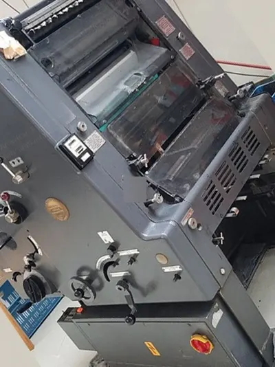Heidelberg, GTO 46-1 + NP, 1977, 1 Color, 320x460mm, Numbering and Perforating