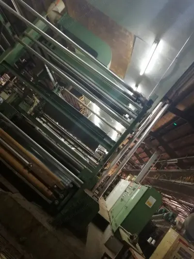 Ichinose Flat Bed Printing Machine, 1995, 1800mm Working Width, 8 Colors, 4 Drying Chambers