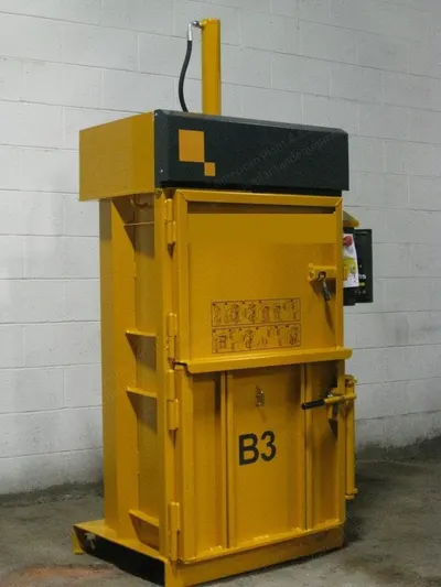Bramidan, B3, Textile Baler, 28" x 20" x 26" Bale Size, 1.8 HP, Single Phase
