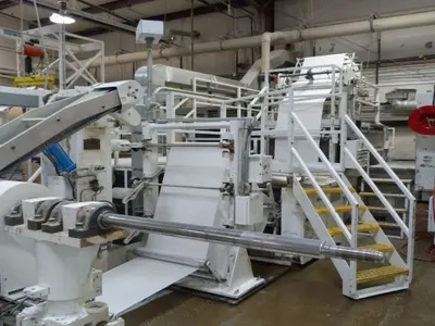 Bretting, Variable Size Napkin Folder, 1996, 6 Webs, 12" to 17" Cut-Off, 3400 Napkins/Min