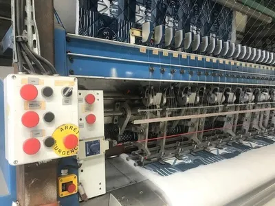 Meca, SK-115-E3, 1994, Multi-Needle Quilting Machine, 3000mm Width, 3 Bars