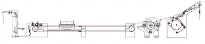 Serteks Makina, Compacting Machine, Working Width 1000-2400mm, Speed 4-40 m/min, with Tenter and Rubber Belt