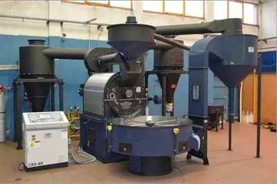 Joper, 60 Kilos, Cast Iron Roaster, Double Wall Drum, Separate Cyclone