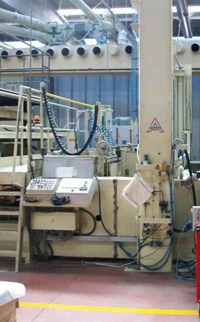 Autefa Cross-Cutting Machine, 3400mm Working Width, 1990s