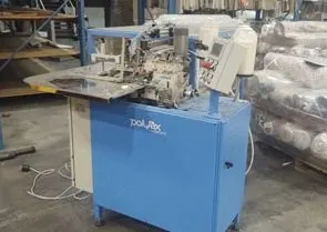 Polytex, KR, Automatic Sewing Machine for Samples, with Juki MO-6704S 3-Thread Serger, with Stacker