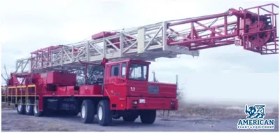 Moore, 5100, Well Service Rig, Detroit 60 Series Diesel Engine, Allison 5610 Transmission, 104 ft 210,000 lb Telescoping Mast