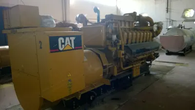 Caterpillar, 2005, 3.2 MW Gas Generator Sets, with Steam Boilers