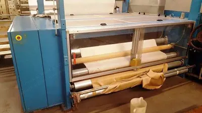 Stamperia Emiliana, Lisa 3F, 2002, Emerizing / Peaching Machine, Width 2000mm, 3 Horizontal Carbon-Recovery Cylinders