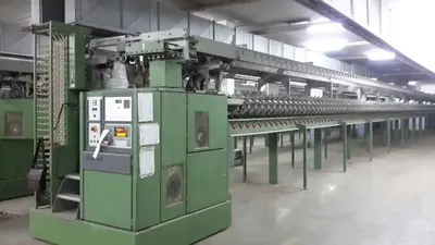Trutzschler DK-760 Cards and Schlafhorst SE-9 Autocoro Open End Spinning Plant, 288 Rotors, 1995