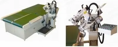 NovaStar, MB179, Automatic Flipping Tape Edge Machine, Singer 300U Sewing Head, 1900x3950x870mm Table