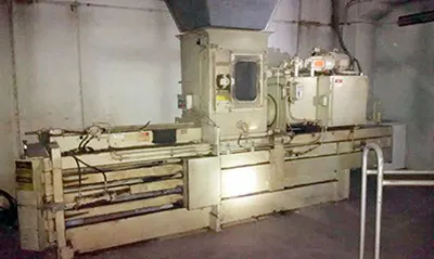 LTG, Horizontal Hydraulic Bale Press, 1980, 20 Tons Capacity, 800x800x1200mm Bale Size