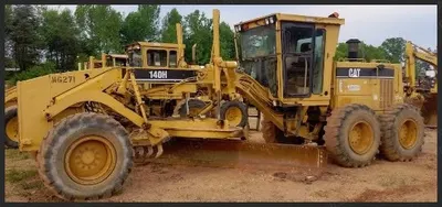 Caterpillar, 140H, 1998, Cat 3306 Turbo Engine, 14 Feet Blade, Front Scarifier