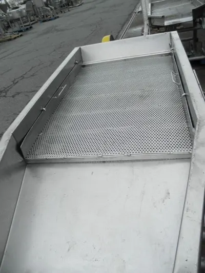 Commercial, Vibratory Dewatering Screen, 24x56 in, Stainless Steel, 2 HP