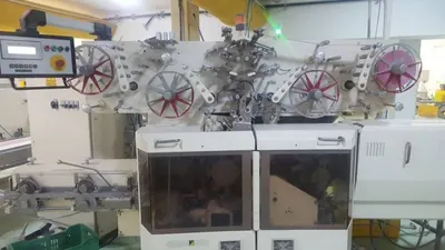 Theegarten-Pactec, WHF-EFC.001, 1998, Candy Cut and Fold Wrap Machine, 1800 Pieces per Minute, 380V