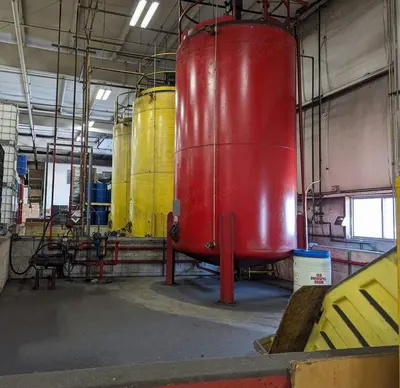 Bulk Tanks for Iso and Polyol, 6000 Gallons, Steel Construction, 8x16 Feet