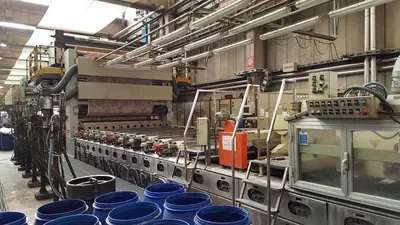 Reggiani Rotary Printing Machine, 1988, 3200mm Working Width, 11 Colors, Steam Heated Dryer
