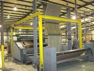 Klieverik, TC131, 1995, Laminating Calender, 126" Belt, 30" Drum Diameter, 2-20 m/min