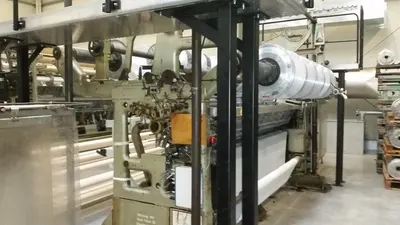 Karl Mayer, Complete Mechanical Lace Plant, 13 Lace Machines, 1 Hämmerle Lace Clipping Machine