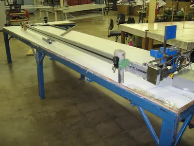 Automatic End Cutter and Table, 128" (3250mm) Width, 13ft x 16ft Expandable Table