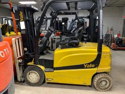 Yale, ERP060, 2012, Electric Pneumatic Forklift, 6000 lbs Capacity, 85-181 Triple Stage Mast, 80V