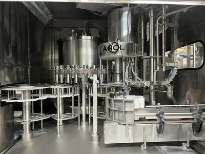 Weightpack, PET-Bottling Line, 2010, 12000 b/h, with SIPA Stretch-Blowing Machine, Arol-Capper, Labeler