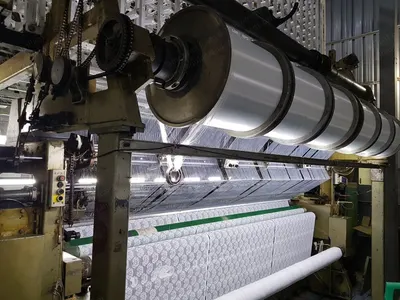 Karl Mayer, MRSS 56 SU, Multibar Raschel Machine, 130" Width, 56 Bars, 300 RPM