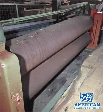 Karl Menzel, Unheated Calender, 1971, 2200mm Working Width, 2 Rolls, 400mm Roll Diameter