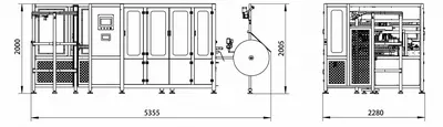 NovaStar, MB210, Mattress Horizontal Handle Automatic Production Machine, Border Width 100 to 400mm, 220V