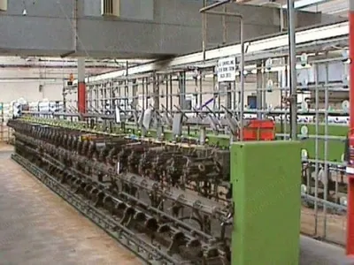 Schweiter, KEK-PN, Cone to Cone Winding Machine, 40 Winding Heads, 8" (200mm) Traverse, 3º 30 Conicity