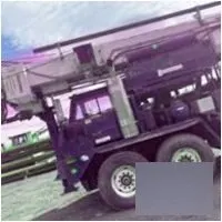 Schramm, T130XD Rotadrill, 2006, Telemast Drill Rig, 130,000 lb Pullback, 700 HP, CCC 5-Axle Carrier