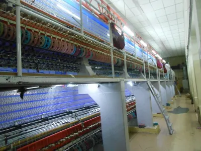 Saurer, 4040 HP, 1998, Schiffli Embroidery Machine, Double-Frame, 21 Yards, 4x4 Shuttles