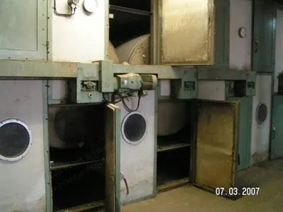 Fleissner Wool Scouring Plant, 2000mm Working Width, 1977, 5 Washing Compartments, 8 Drum Dryer