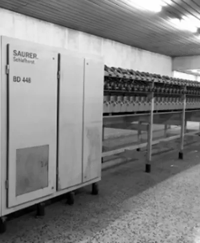 Semi-Automatic Open End Spinning Mill, 1552 Rotors Total, Year 1974 to 2018