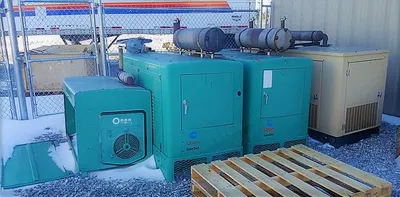 Onan and Generac, Natural Gas Generators with ATS, 60 Hz, 15 kW to 35 kW
