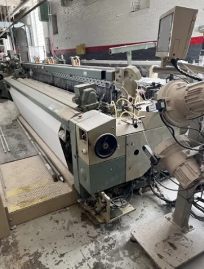Tsudakoma, ZAX, 1994, Air Jet Loom, 3800mm Working Width, 2 Colors, Staubli 1600 Cam