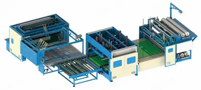 NovaStar, MP209, Auto Mattress Compression Folding and Roll Packing Production Line, 100T Pressure, 38 kW