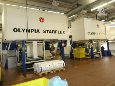 Windmoller & Holscher, Starflex, 1993, 1270mm Width, 8 Colors, Central Impression