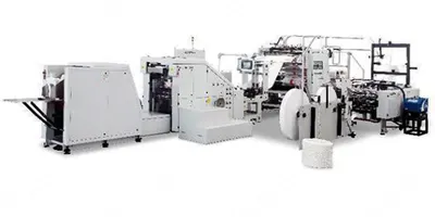 Sunhope, SBH, 2015, Fully Automatic Roll Fed, Twisted Handle Paper Bag Machine
