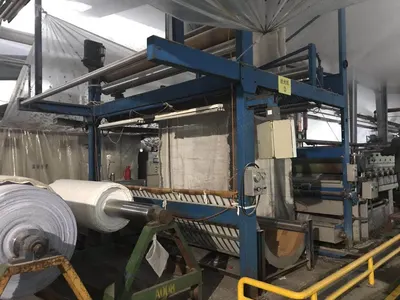 Brugman Roller Mercerizing Machine, 3000mm Width, 4 Wash Boxes, 24 Dry Cylinders, 2000