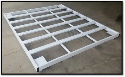 Mattress Caddy, Steel Grid Storage Frames, 12 to 20 Mattress Capacity