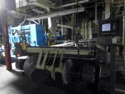 Ira L. Griffin, Filament Yarn Slasher, 1960, 16-Position Creel, 72" Max Beam Width, 30-Can Steam Drying Section