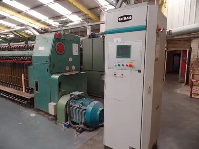 HDB Woollen Spinning Frame, 1975, 160 Spindles, Ring 127mm, Pitch 165mm