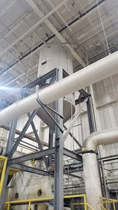 Batch SSP System, 15 T/B, 2014, 30m3 Tumble Reactor, 1.5 T/H Conveying Capacity