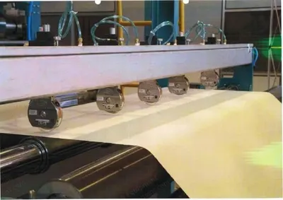 Matex, 4 Head Coating and Laminating Line, 1997, 1800mm Roller Width, 30 m/min, 5 Drying Ovens