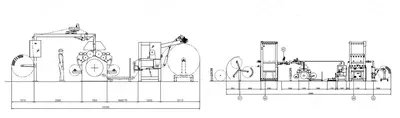Flame Lamination Lines for Foam and Fabric, Single and Double Burner, 2000mm Max Width