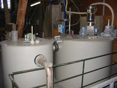 Waste Water Purification Plant, 2006, 15 m³/h Flow Rate, Enviro Flotation, Sludge Squeezer