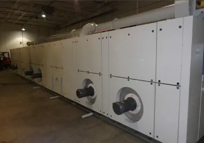Yamuna, 10-Zone Oven for Coating Machine, 1800mm Fabric Width, Gas Fired, 30m Length