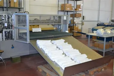 Magetron, Mitho 2002, 2003, Automatic Sewing Machine, Cross Cutting, Cross Overlocking, Max Width 1800mm