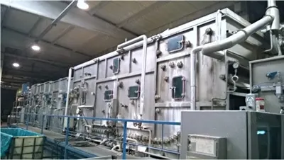 Goller, Bleaching & Washing Machine, 2002, 2200mm Working Width, 10 Chambers
